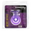 Эрекционное кольцо с вибрацией COCK BALL RING BUTTERFLY JELLY VIBE