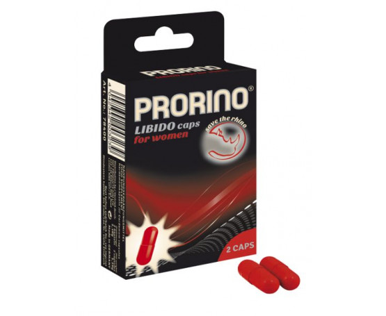 БАД для женщин ero black line PRORINO Libido Caps - 2 капсулы