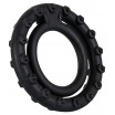 Чёрное кольцо для пениса Steely Cockring