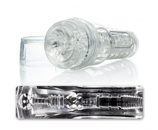 Прозрачный мастурбатор Fleshlight - Go Torque Ice 