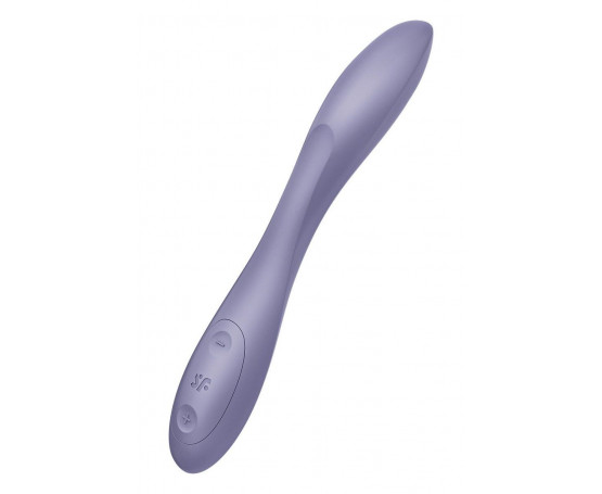 Сиреневый гибкий вибратор Satisfyer G-Spot Flex 2 - 19,5 см.