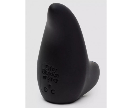 Черный вибратор на палец Sensation Rechargeable Finger Vibrator