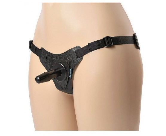 Чёрные трусики с плугом HARNESS Trapper - размер M-XL