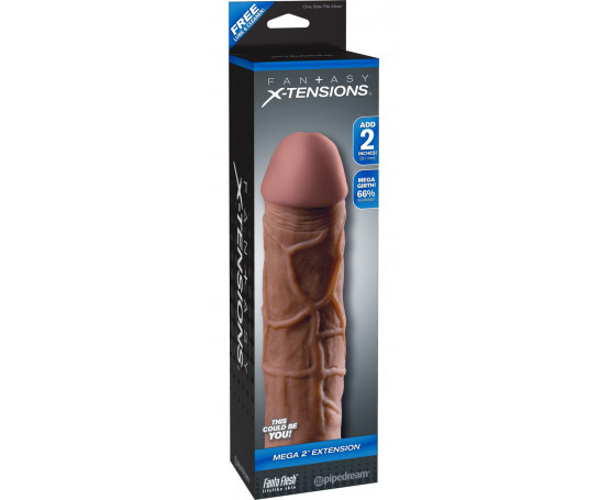 Коричневая насадка Mega 2  Extension - 20,3 см.