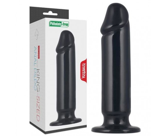 Черный анальный фаллоимитатор 9.25 King Sized Anal Dildo - 22,5 см.