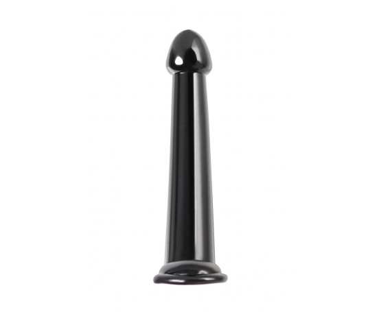 Черный нереалистичный фаллоимитатор Jelly Dildo L - 20 см.