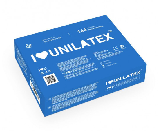 Классические презервативы Unilatex Natural Plain - 144 шт.