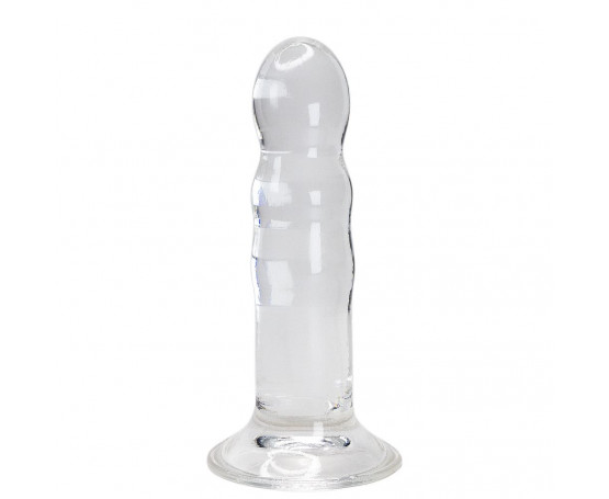 Прозрачный фаллоимитатор на присоске Gallant Jelly Dildo - 16 см.