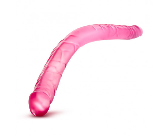 Розовый двусторонний фаллоимитатор B Yours 16  Double Dildo - 40,6 см.