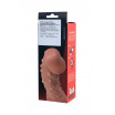 Насадка на фаллос с отверстием для мошонки Cock Sleeve 002 Size L - 17,6 см.