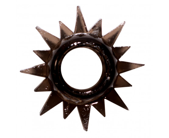 Чёрное эрекционное кольцо Rings Cristal