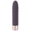 Фиолетовый мини-вибратор Elegant Diamond Vibe - 15 см.