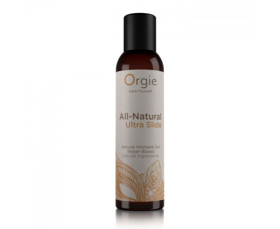 Интимный гель на водной основе Orgie All-Natural Ultra Slide - 150 мл.