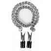 Прищепки для сосков Block Busters Nipple Clamps с цепью