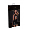 Мини-платье с завязками на шее Powerwetlook halter mini-dress with neck wrap