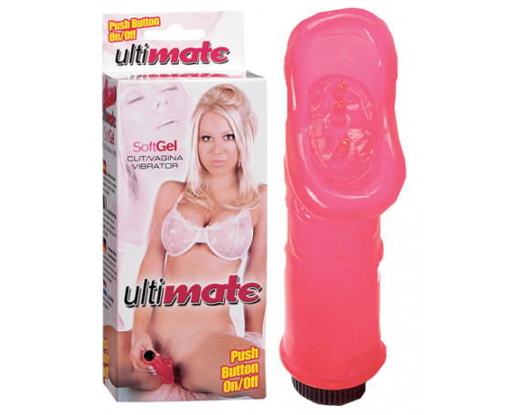Розовый вибратор-ротик для клитора ULTIMATE VAGINA VIBE PINK