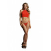 Эффектный комплект Festive Rhinestone Top and Thong со стразами