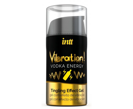 Жидкий интимный гель с эффектом вибрации Vibration! Vodka Energy - 15 мл.