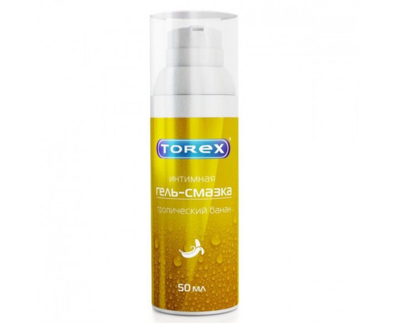 Гель-смазка на водной основе Torex  Тропический банан  - 50 мл.