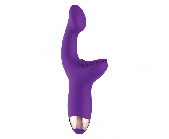 Фиолетовый массажёр для G-точки G-Spot Pleaser - 19 см.