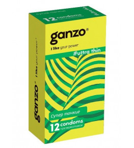 Ультратонкие презервативы Ganzo Ultra thin - 12 шт.