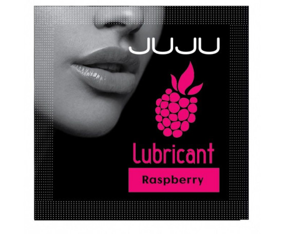 Саше съедобного лубриканта JUJU Raspberry с ароматом малины - 3 мл.