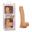 Телесный фаллоимитатор Dual Density Silicone Studs - 21,5 см.
