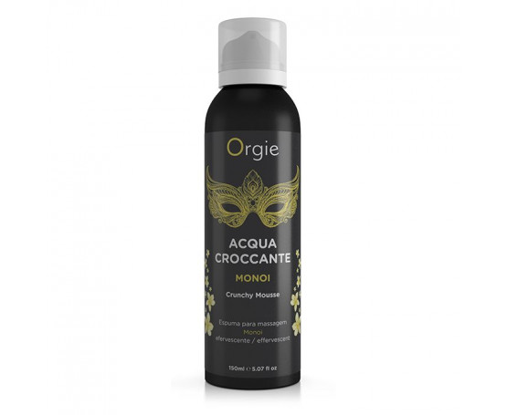 Хрустящая пенка для массажа Orgie Acqua Croccante Monoi с ароматом моной - 150 мл.