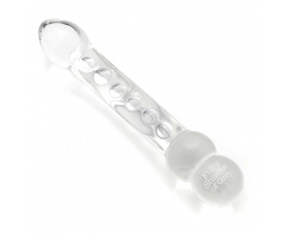 Прозрачный стеклянный стимулятор Glass Massage Wand