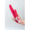 Ярко-розовый вибратор  Satisfyer Mr. Rabbit с клиторальным отростком - 22,1 см.