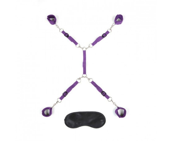 Фиолетовый набор фиксаций на кровати Classic Bed Spreader