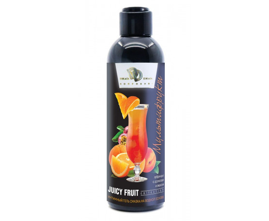Интимный гель на водной основе JUICY FRUIT с ароматом фруктов - 200 мл.