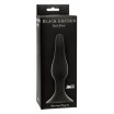 Чёрная анальная пробка Slim Anal Plug XL - 15,5 см.
