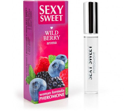 Парфюмированное средство для тела с феромонами Sexy Sweet с ароматом лесных ягод - 10 мл.