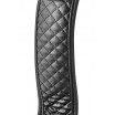 Черный ошейник с поводком COLLAR LEASH DIAMOND