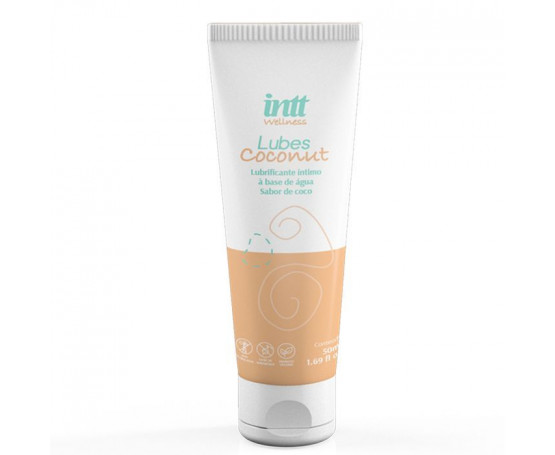 Лубрикант на водной основе Lubes Coconut с ароматом кокоса - 50 гр.