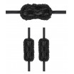 Черный игровой набор Introductory Bondage Kit №7