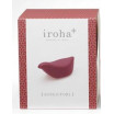 Бордовый клиторальный стимулятор IROHA TORI