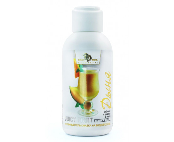 Интимный гель на водной основе JUICY FRUIT с ароматом дыни - 100 мл.