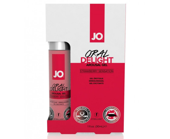 Клубничный лубрикант для оральных ласк Oral Delight Strawberry Sensation - 30 мл.