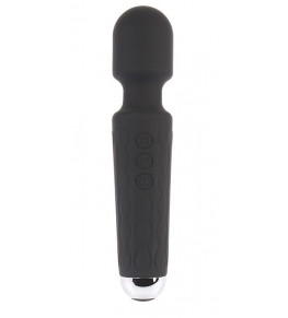 Черный жезловый вибратор Wacko Touch Massager - 20,3 см.