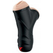 Мастурбатор в колбе с двумя тоннелями Double Penetration Vibrating Stroker