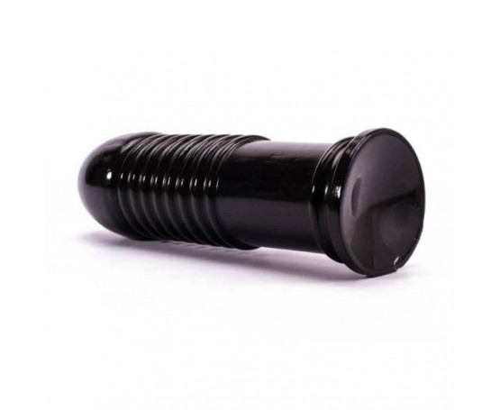 Черная анальная втулка 8 King Sized Anal Bumper - 22,5 см.