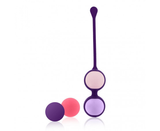 Фиолетовая оболочка с 4 сменными шариками Pussy Playballs
