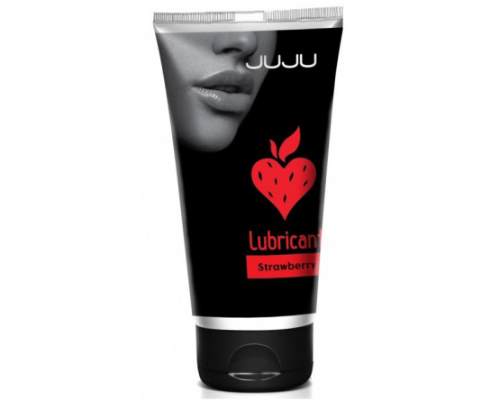 Съедобный лубрикант JUJU Strawberry с ароматом клубники - 50 мл.