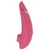 Розовый бесконтактный клиторальный стимулятор Womanizer Premium