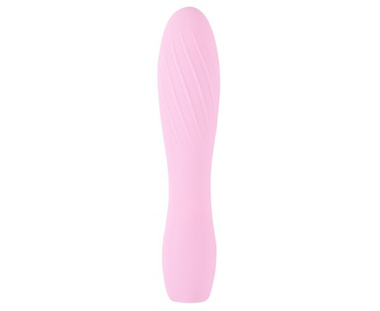 Розовый мини-вибратор Cuties - 14,1 см.