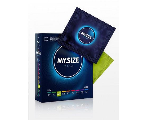 Презервативы MY.SIZE размер 49 - 3 шт.