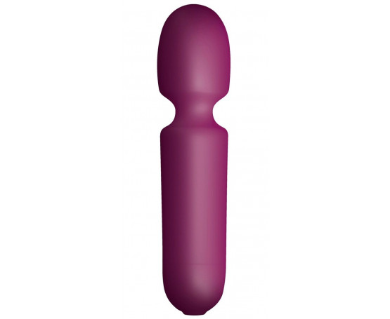 Сливовый wand-вибратор Playful Passion - 16,9 см.