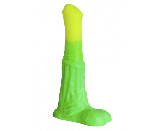 Зелёный фаллоимитатор  Пегас Large  - 26 см.